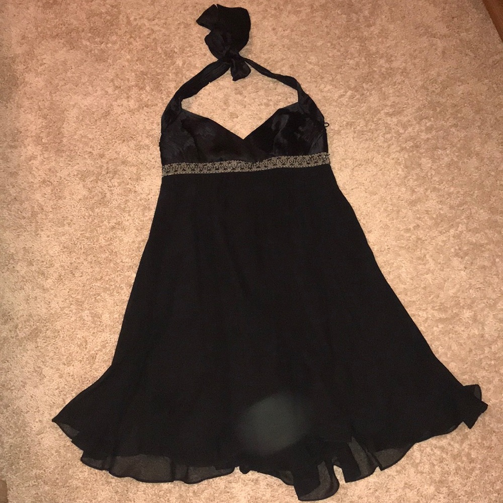 Adrianna Papell black cocktail dress